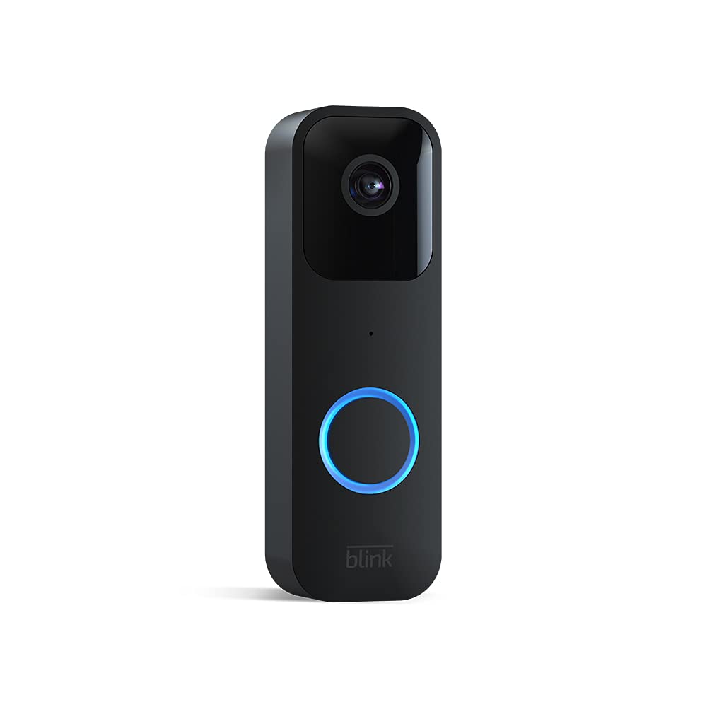 Blink Video Doorbell - Two-way audio, HD video, long-lasting battery life, wired or wire-free install, motion detection, chime app alerts, Works with Alexa