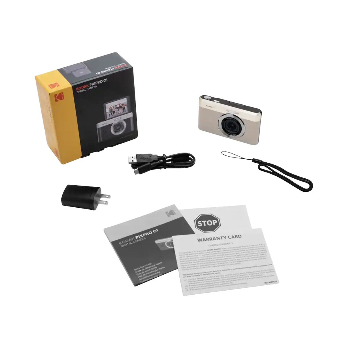 Kodak PIXPRO C1 13MP Compact Digital Camera with Flip Selfie Screen
