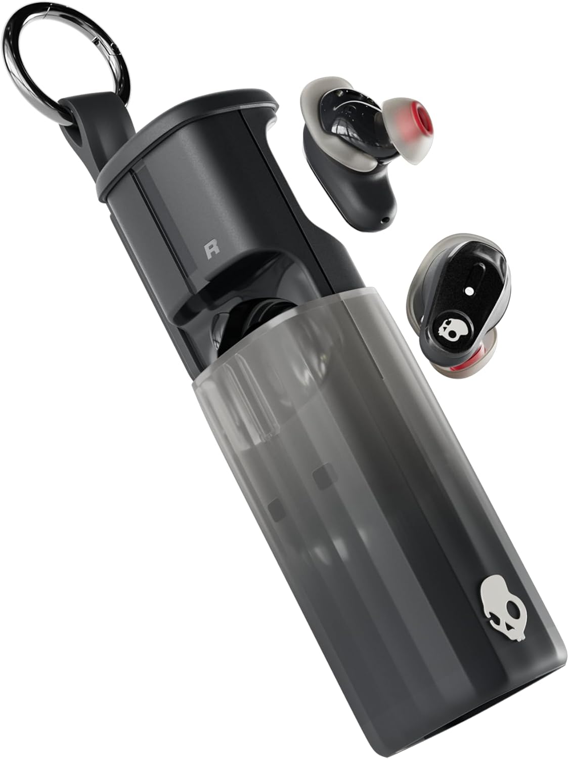 Skullcandy EcoBuds in-Ear Wireless Earbuds, 8 Hr Battery, Battery-Free Charging Case, Microphone, Works with iPhone Android and Bluetooth Devices - Glacier