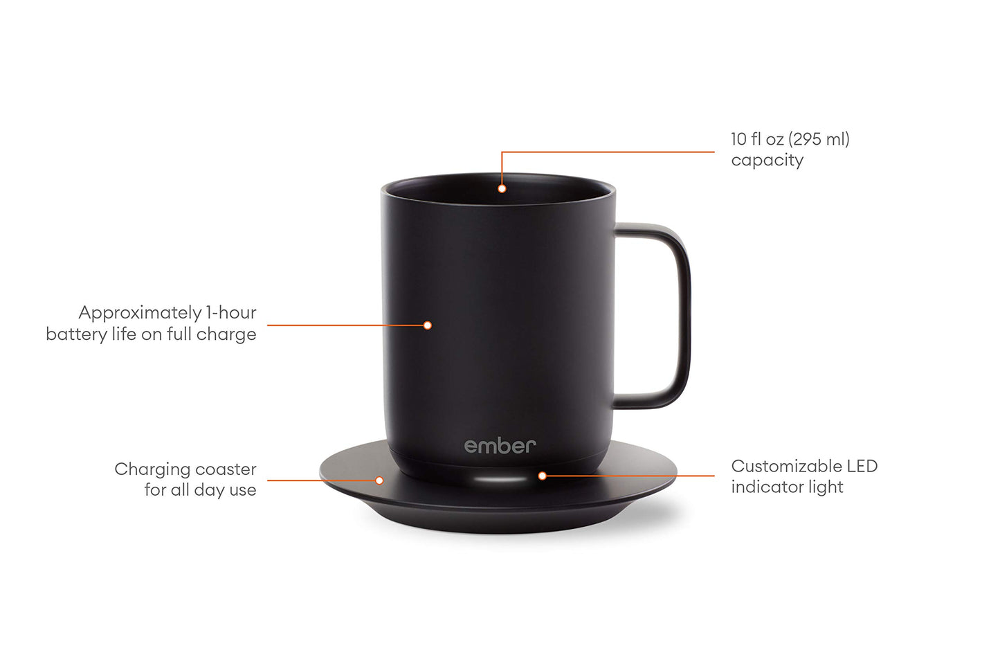 Ember Temperature Control Ceramic Mug