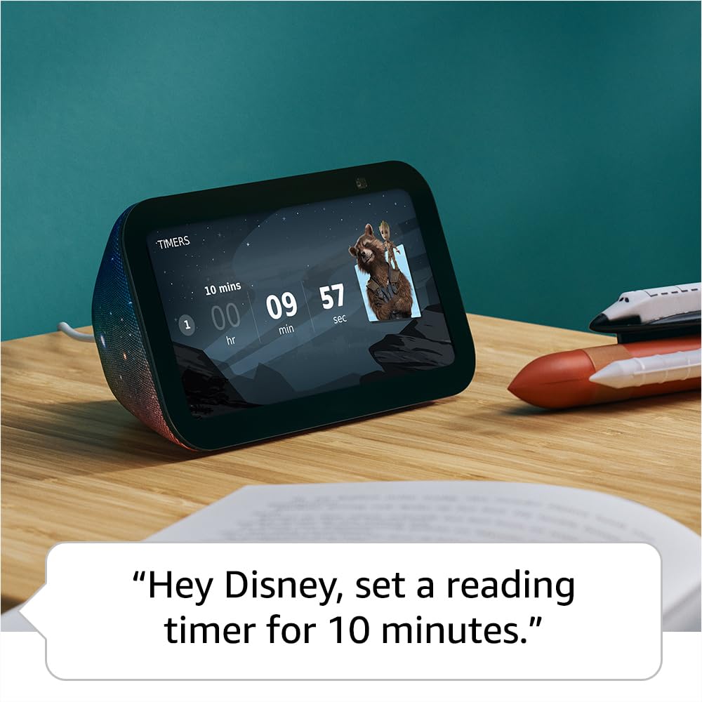 Amazon Echo Show 5 Kids (newest model), Designed for kids, with parental controls, Includes 1 year of Amazon Kids+, Galaxy