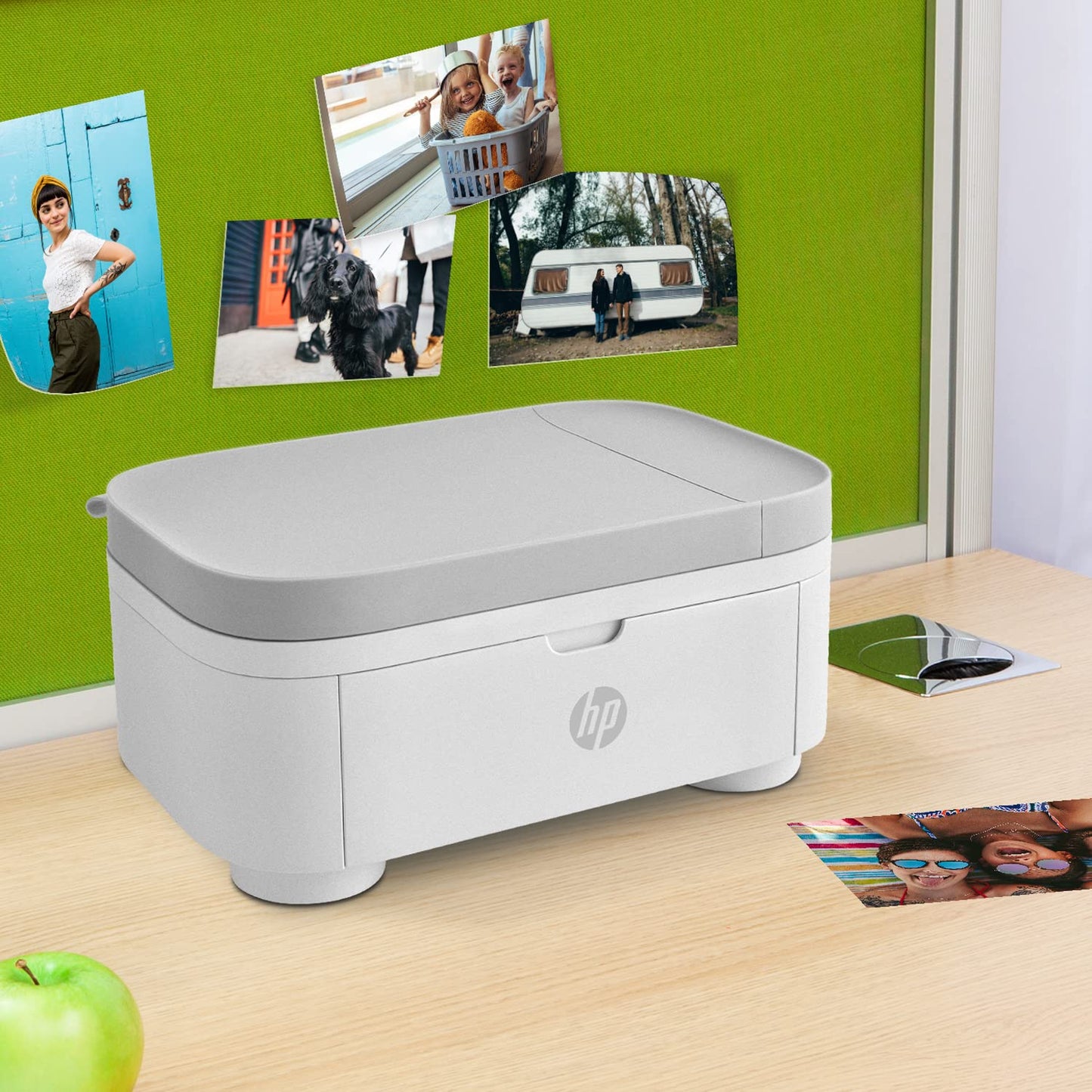 HP Sprocket Studio Plus 4x6" Wireless Instant Photo Printer - Wi-Fi, Premium Dye Sublimation, Compact - Prints Vibrant Color Pictures from iOS & Android Devices - Editing App for Fun, Creative Photos