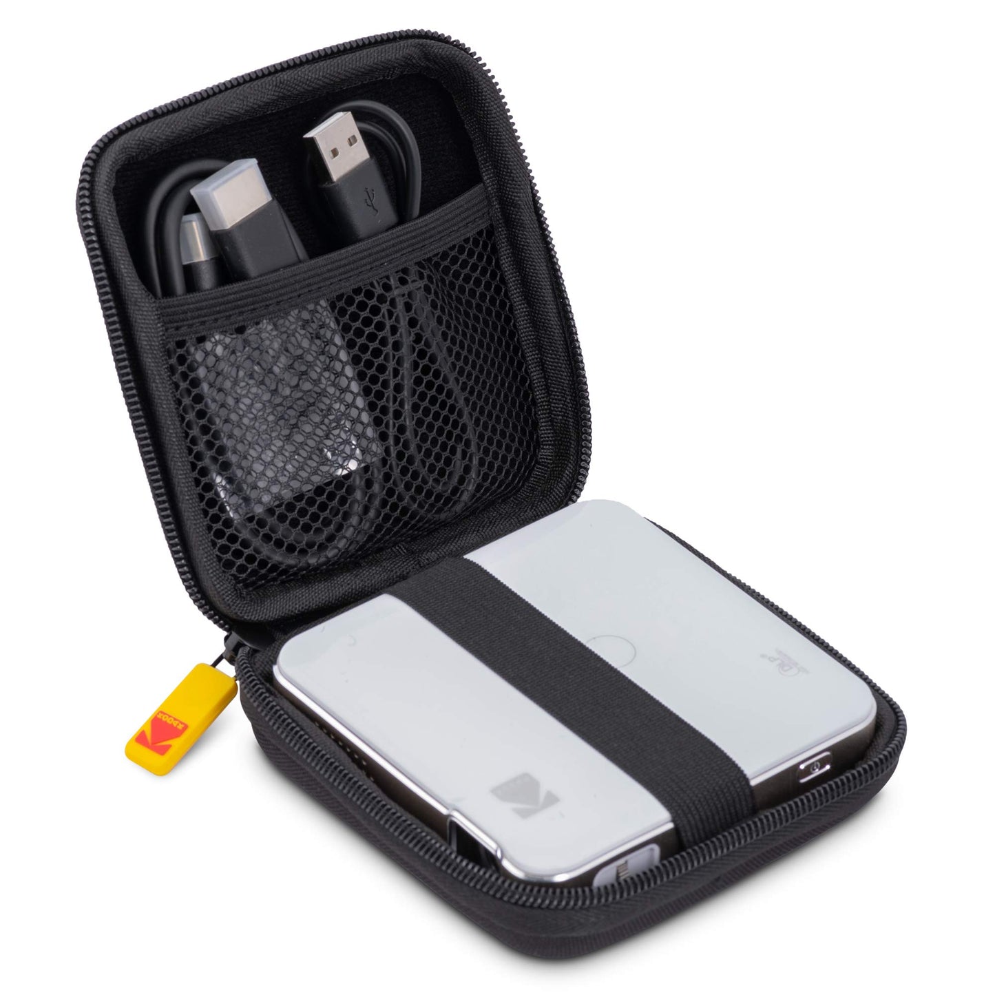Eva Mini Projector Case | Soft Molded Hard Shell Carrying Case for Kodak Luma Portable Projector | Shockproof, Dustproof and Water Resistant Travel Protection, Black, Luma 150 Case, Modern