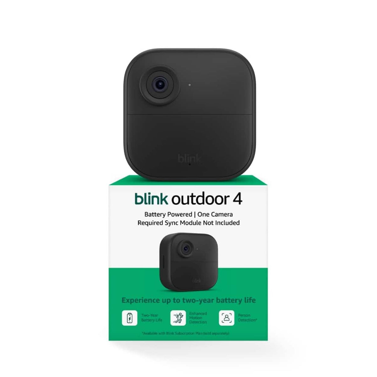 Blink Outdoor 4 Wireless 1080p HD Security Camera Add-On Camera - Black