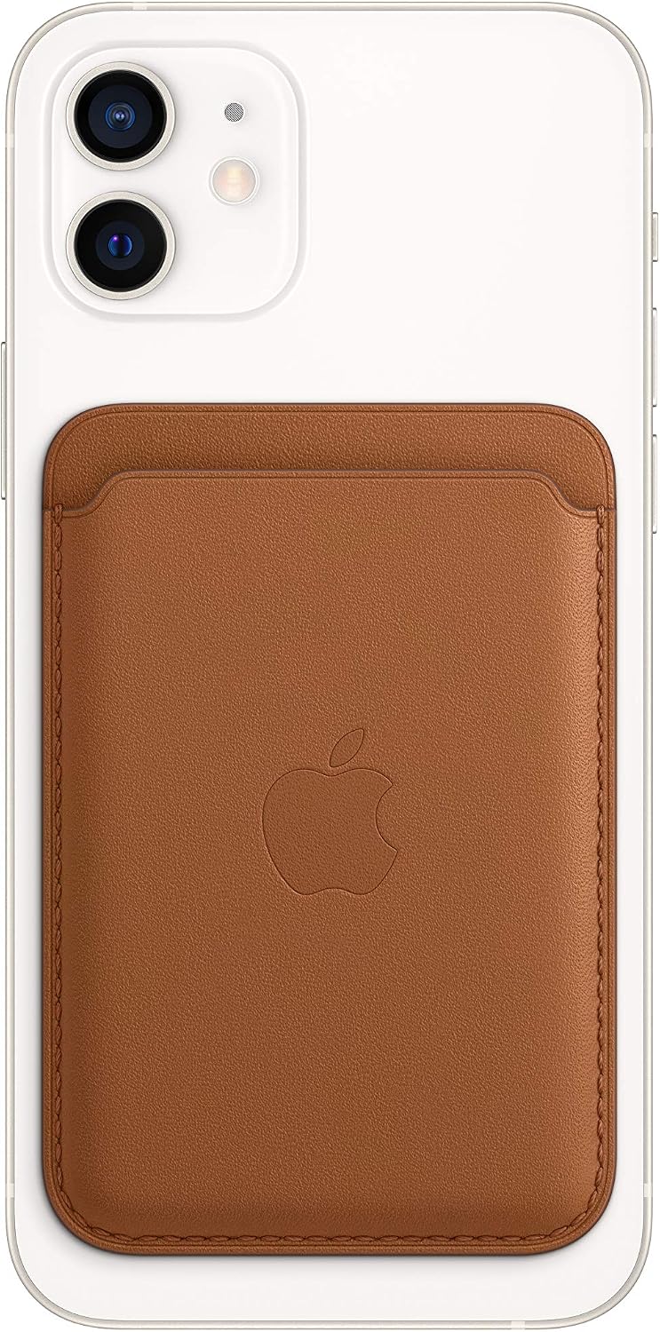 Apple Leather Wallet with MagSafe (for iPhone) - Saddle Brown (Previous Version, Without Find My)