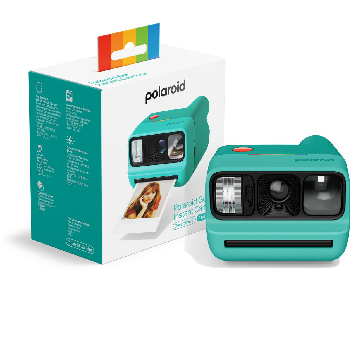 Polaroid Go Gen 3 Compact Analog Instant Camera - Teal