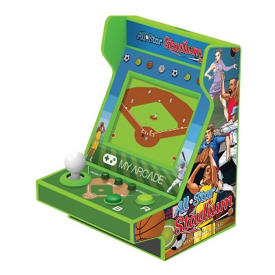 My Arcade Pico Player 3.75" All-Star Stadium Collectible Retro Arcade (107 Games in 1)