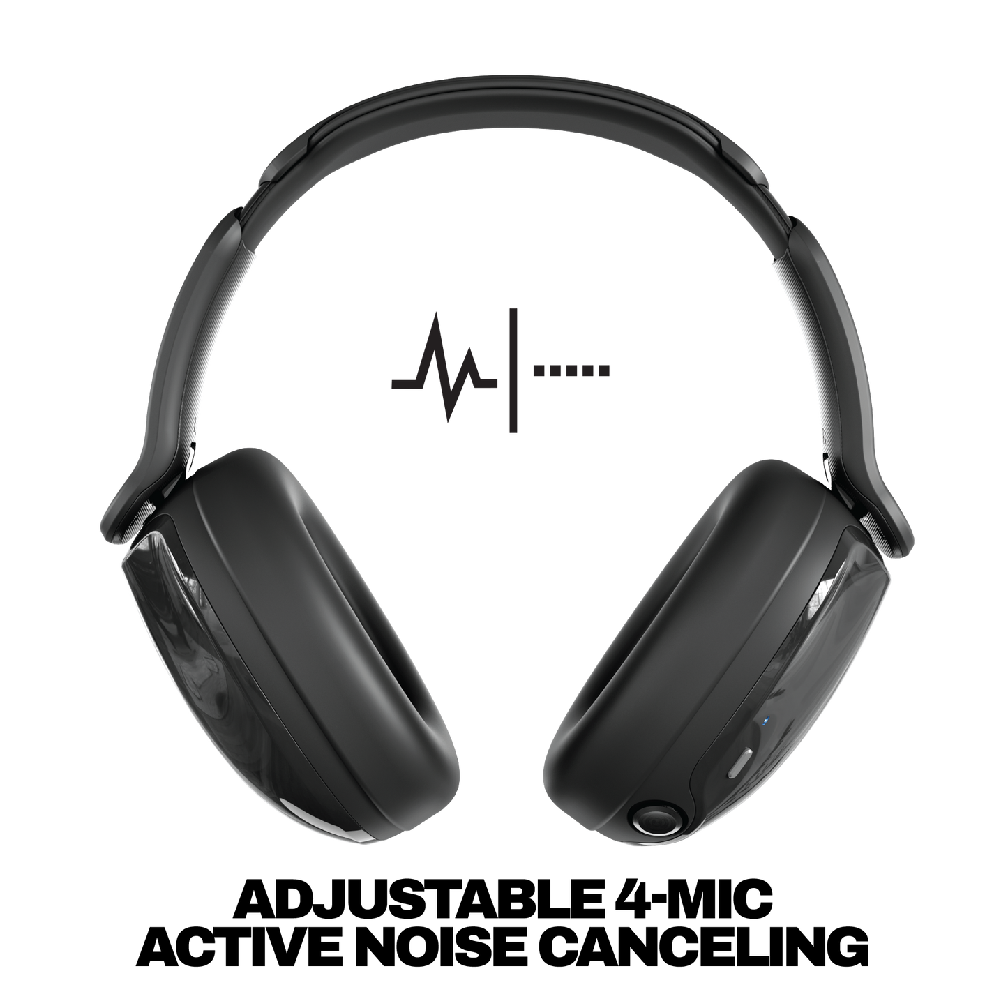 Skullcandy Hesh ANC Noise Canceling Bluetooth Wireless Over-Ear Headphones - Black