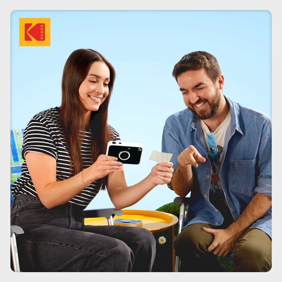 Kodak Printomatic+ Instant Print Digital Camera - Black