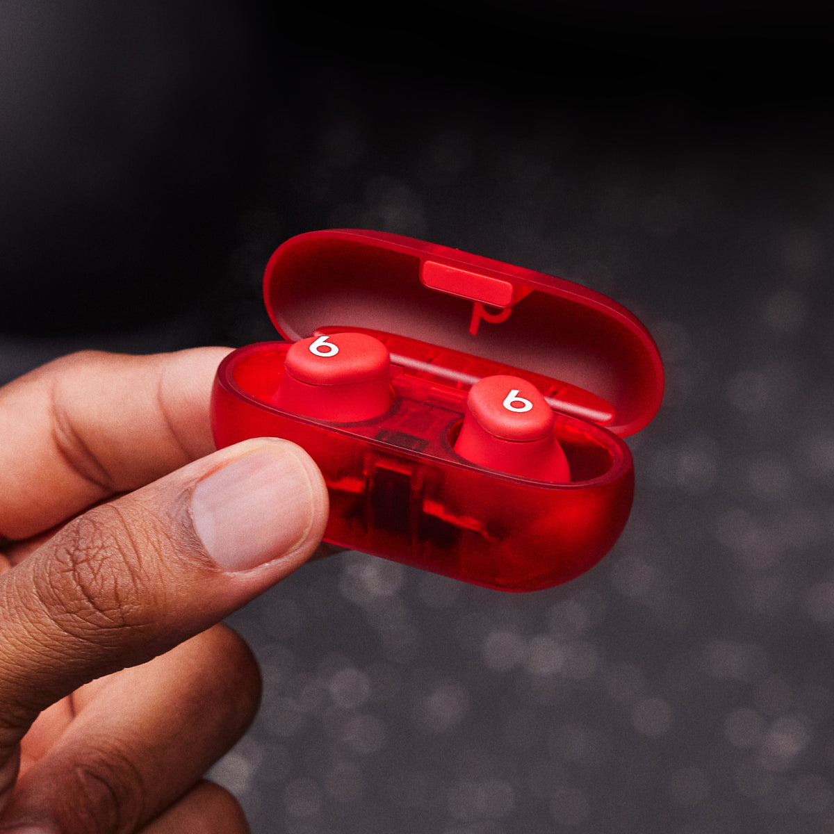 Beats Solo Buds True Wireless Earbuds - Transparent Red