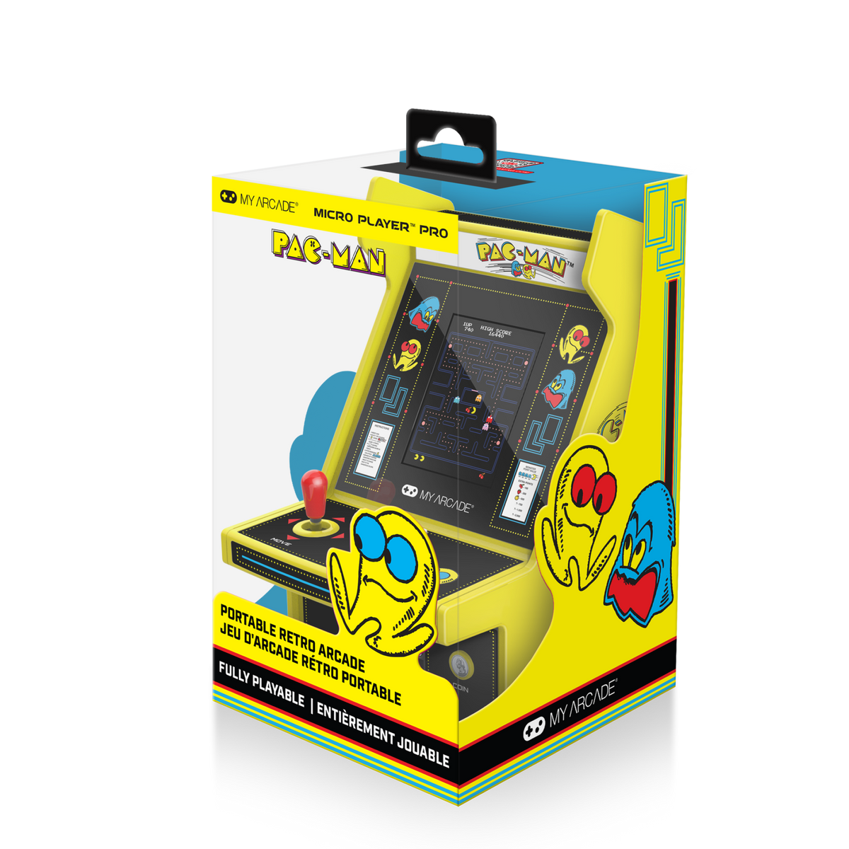 My Arcade Micro Player Pro 6.8" Pac-Man Portable Retro Arcade