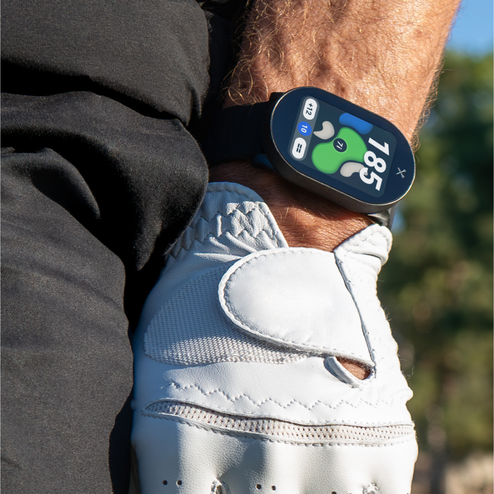 Blue Tees Golf Playmaker+ Touchscreen GPS Golf Watch - Black