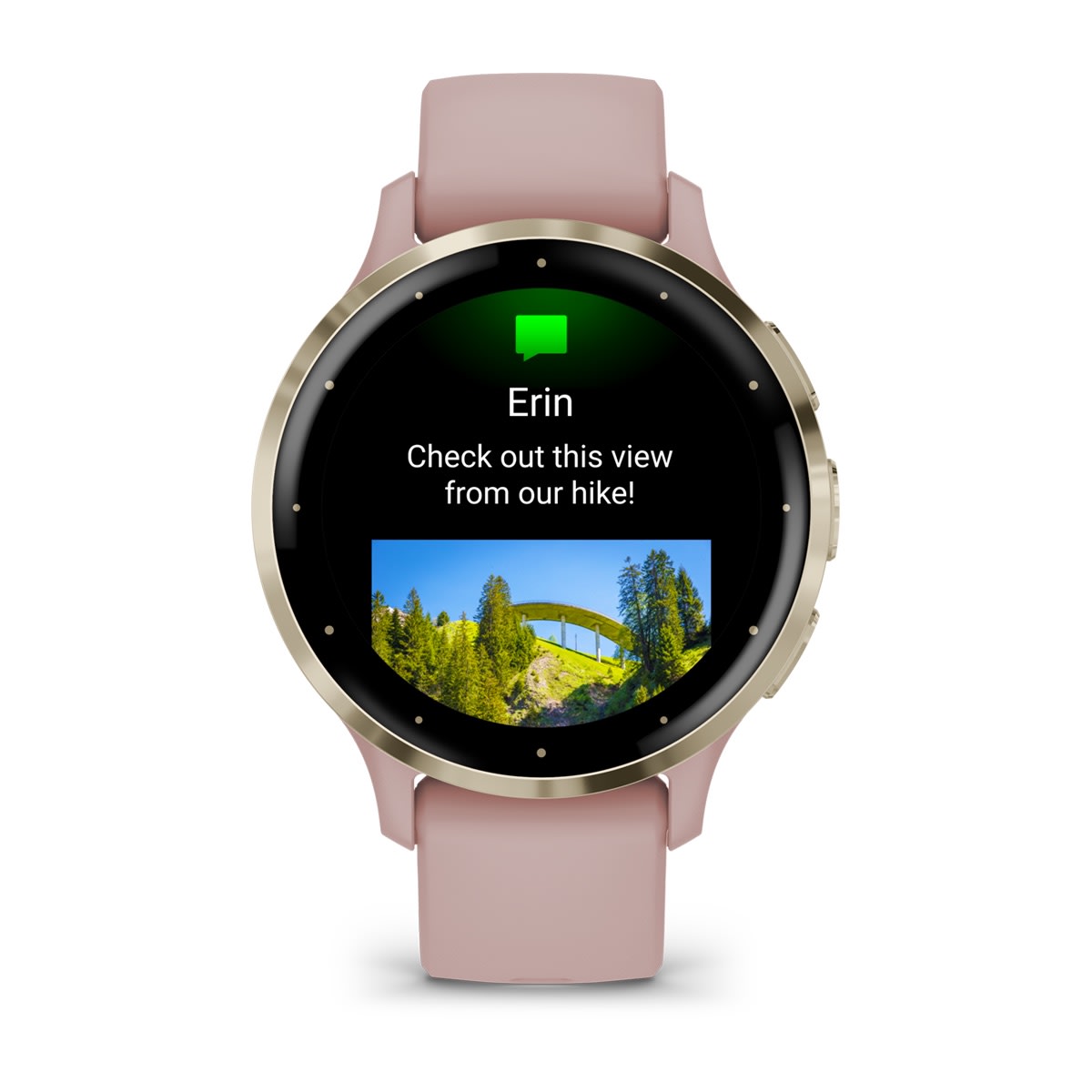 Garmin Venu 3S GPS Smartwatch 41mm - Soft Gold/Dust Rose