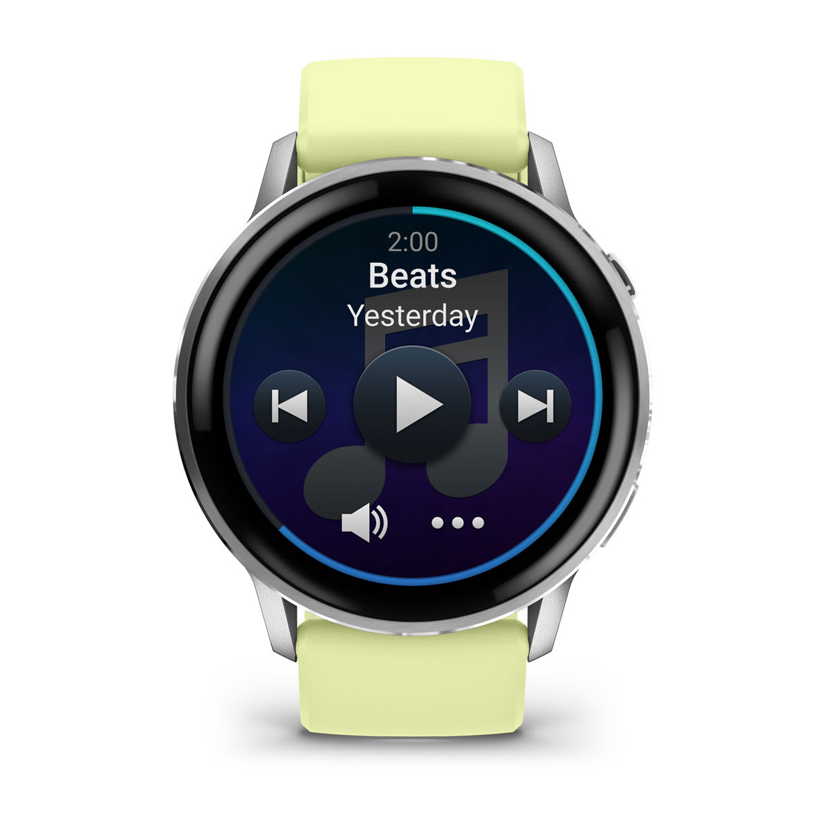 Garmin Venu 4 GPS Smartwatch 45mm - Silver/Citron