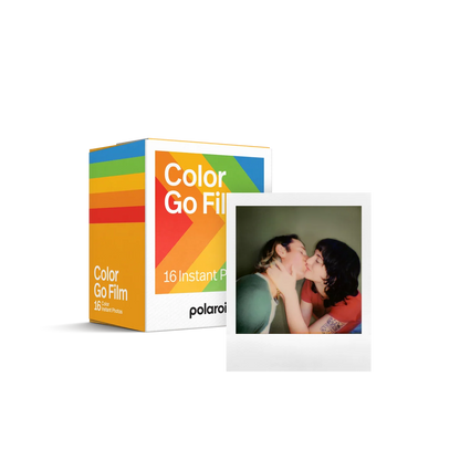 Polaroid Go Gen 3 Compact Analog Instant Camera & Color Film Bundle - White