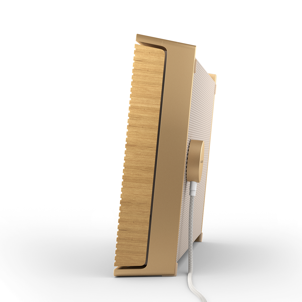Bang & Olufsen Beosound Level Portable Wi-Fi Multiroom Speaker - Gold Tone/Light Oak
