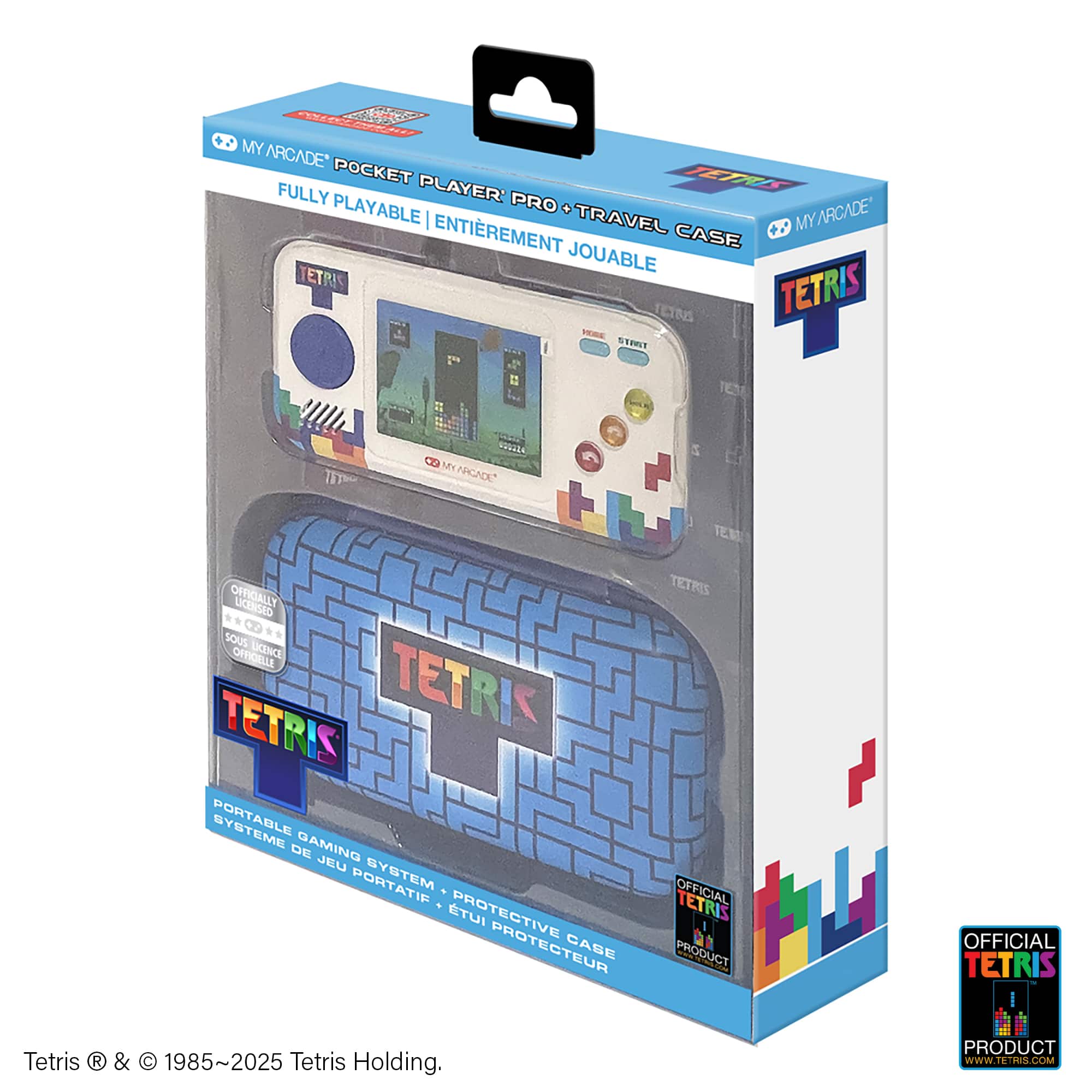 My Arcade Pocket Player Pro Tetris Portable Gaming System with Travel Case