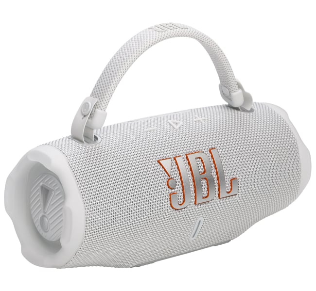 JBL Charge 6 Portable Waterproof Bluetooth Speaker - White