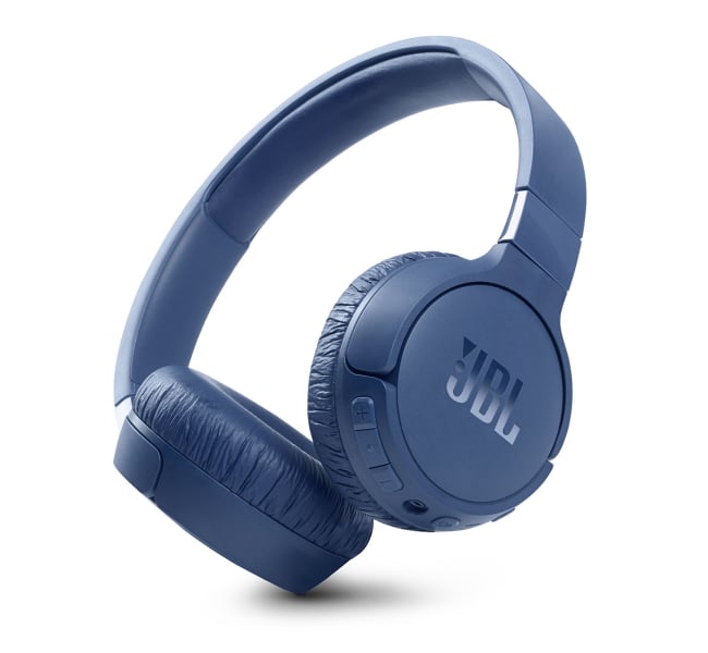 JBL Tune 660NC Wireless Noise Cancelling On-Ear Headphones - Blue