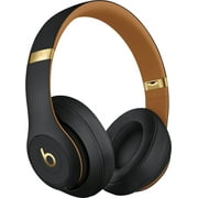 Beats Studio3 Wireless Noise Cancelling On-Ear Headphones - Apple W1 Headphone Chip, Class 1 Bluetooth, Active Noise Cancelling, 22 Hours Of Listening Time - Midnight Black (Previous Model)