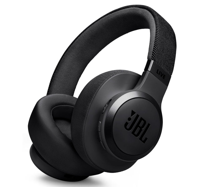 JBL Live 770NC Wireless Adaptive Noise Cancelling Over-Ear Headphones - Black