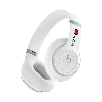 Branded hero - Beats Studio Pro Matte White (Red Hat)