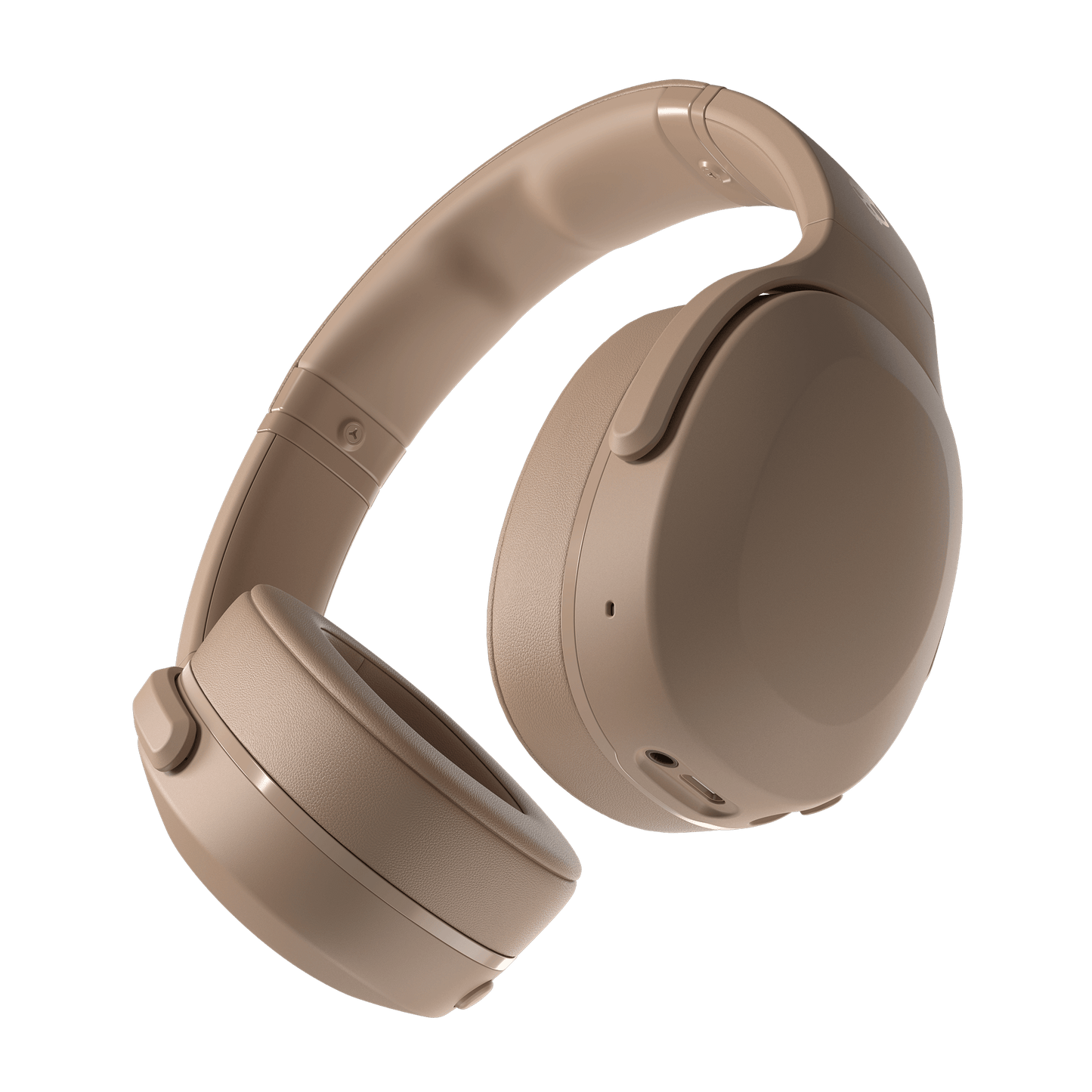Skullcandy Crusher Evo Wireless Bluetooth Headphones with Multi-Sensory Bass and Charging Cable, Noise Isolating Over-Ear Fit, Up to 40 Hours Battery, Microphone for iPhone Android - Chill Grey