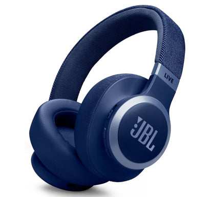 JBL Live 770NC Wireless Adaptive Noise Cancelling Over-Ear Headphones - Blue