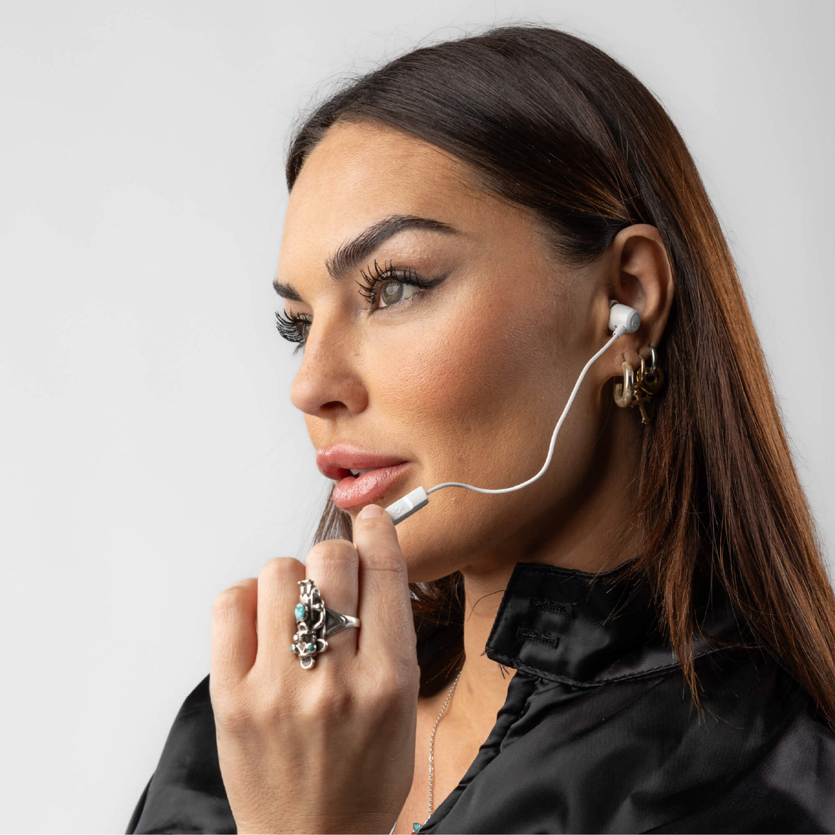 Skullcandy Jib USB-C Wired In-Ear Earbuds - Bone