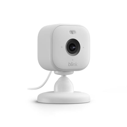 Blink Mini 2 (newest model) - Home Security & Pet Camera with HD video, color night view, motion detection, two-way audio, and built-in spotlight - 1 camera (White)