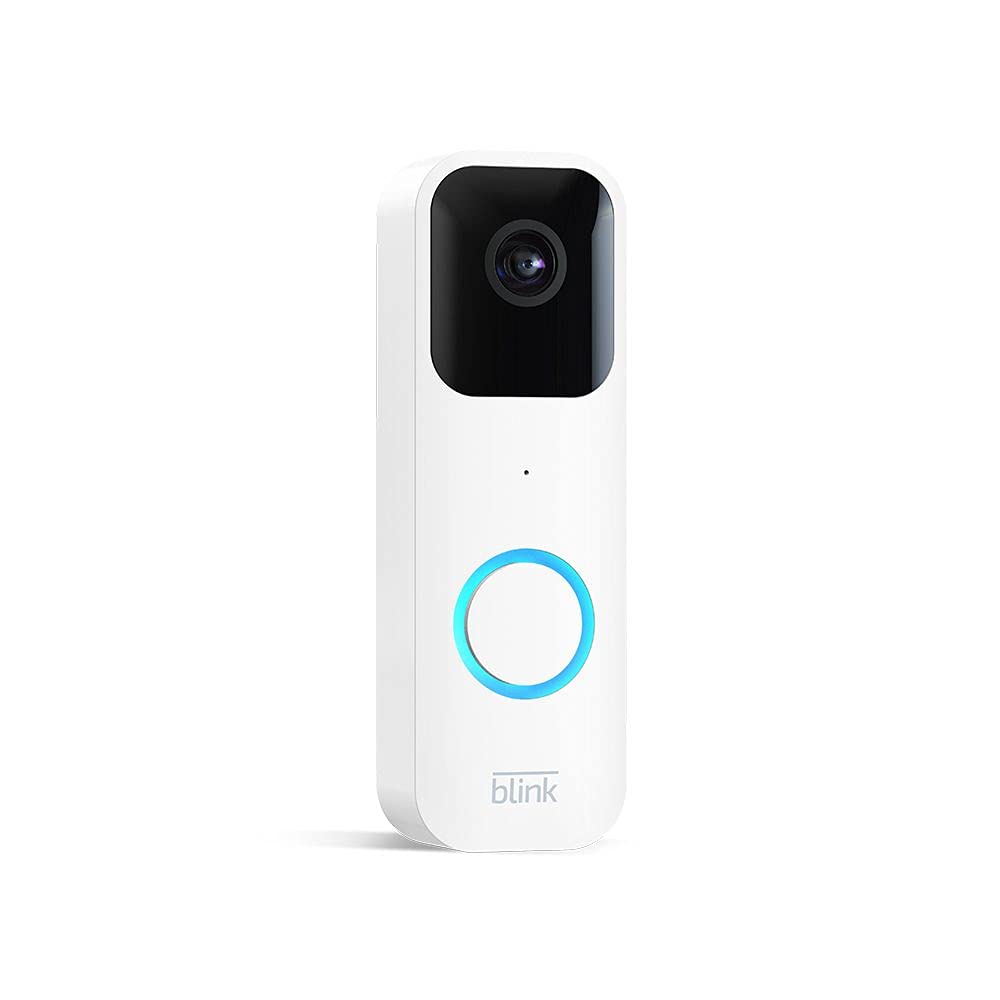Blink Video Doorbell - Two-way audio, HD video, long-lasting battery life, wired or wire-free install, motion detection, chime app alerts, Works with Alexa