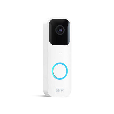 Blink Video Doorbell - Two-way audio, HD video, long-lasting battery life, wired or wire-free install, motion detection, chime app alerts, Works with Alexa (White)