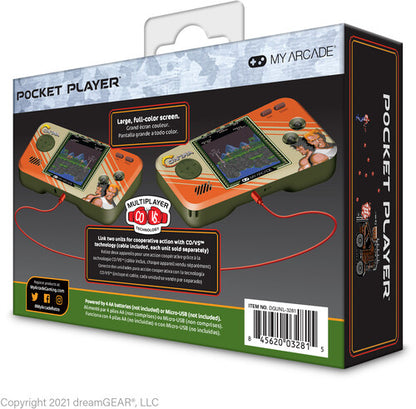 My Arcade Pocket Player Contra Portable Gaming System - Premium Edition