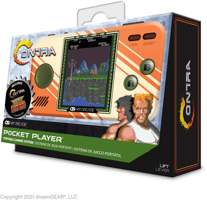 My Arcade Pocket Player Contra Portable Gaming System - Premium Edition