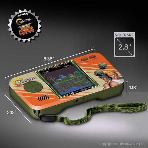 My Arcade Pocket Player Contra Portable Gaming System - Premium Edition