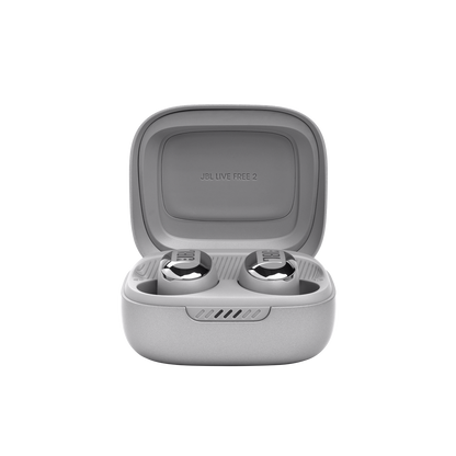 JBL Live Free 2 True Wireless Noise Cancelling Earbuds - Silver