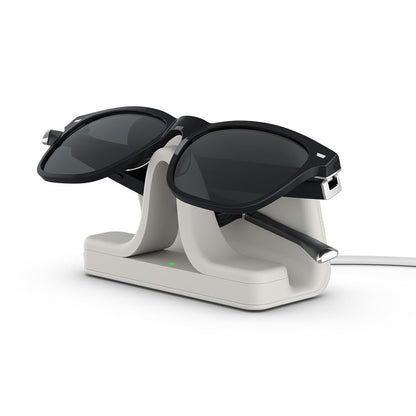 Amazon Echo Frames (newest model), Smart glasses with Alexa, Cat Eye frames in Brown Tortoise with gradient sunglass lenses