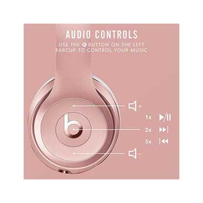 Beats Solo3 Wireless On-Ear Headphones - Rose Gold (Latest Model)