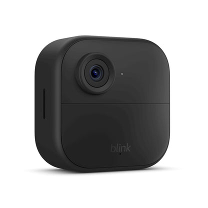Blink Outdoor 4 (newest model) - Wireless smart security camera, two-year battery life, two-way talk. Required Sync Module not included - Add-on camera