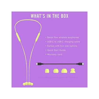 Beats Flex Wireless Earphones - Yellow