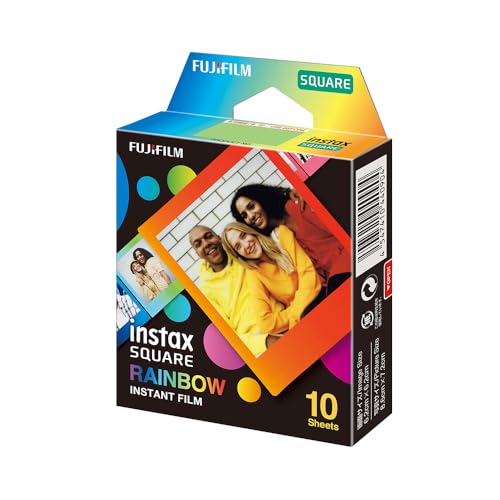 FUJIFILM Instax Square Rainbow Film - 10 Exposures