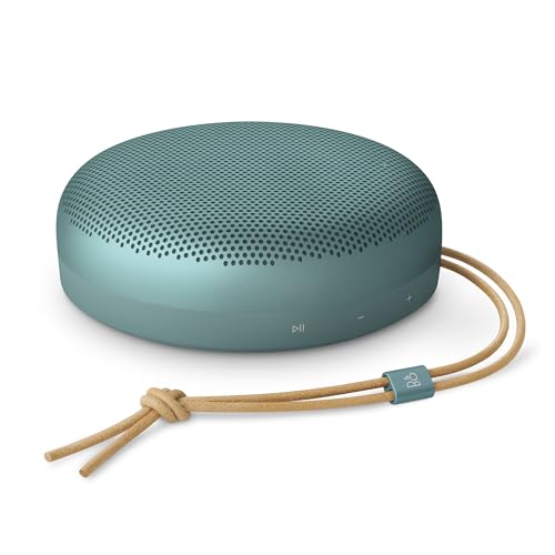 Bang & Olufsen Beosound A1 3rd Gen Portable Waterproof Bluetooth Speaker with 3 Microphones, Cradle to Cradle (C2C) Certified, Eucalyptus Green