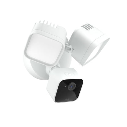Blink Wired Floodlight Camera - Smart security camera, 2600 lumens, HD live view, enhanced motion detection, built-in siren, Works with Alexa - 1 camera