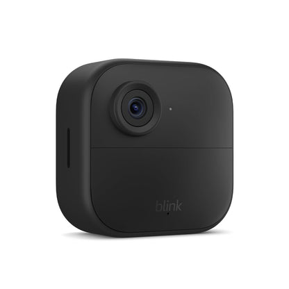 Blink Outdoor 4 (newest model), Wireless smart security camera, two-year battery, 1080p HD day and infrared night live view, two-way talk - 1 camera system