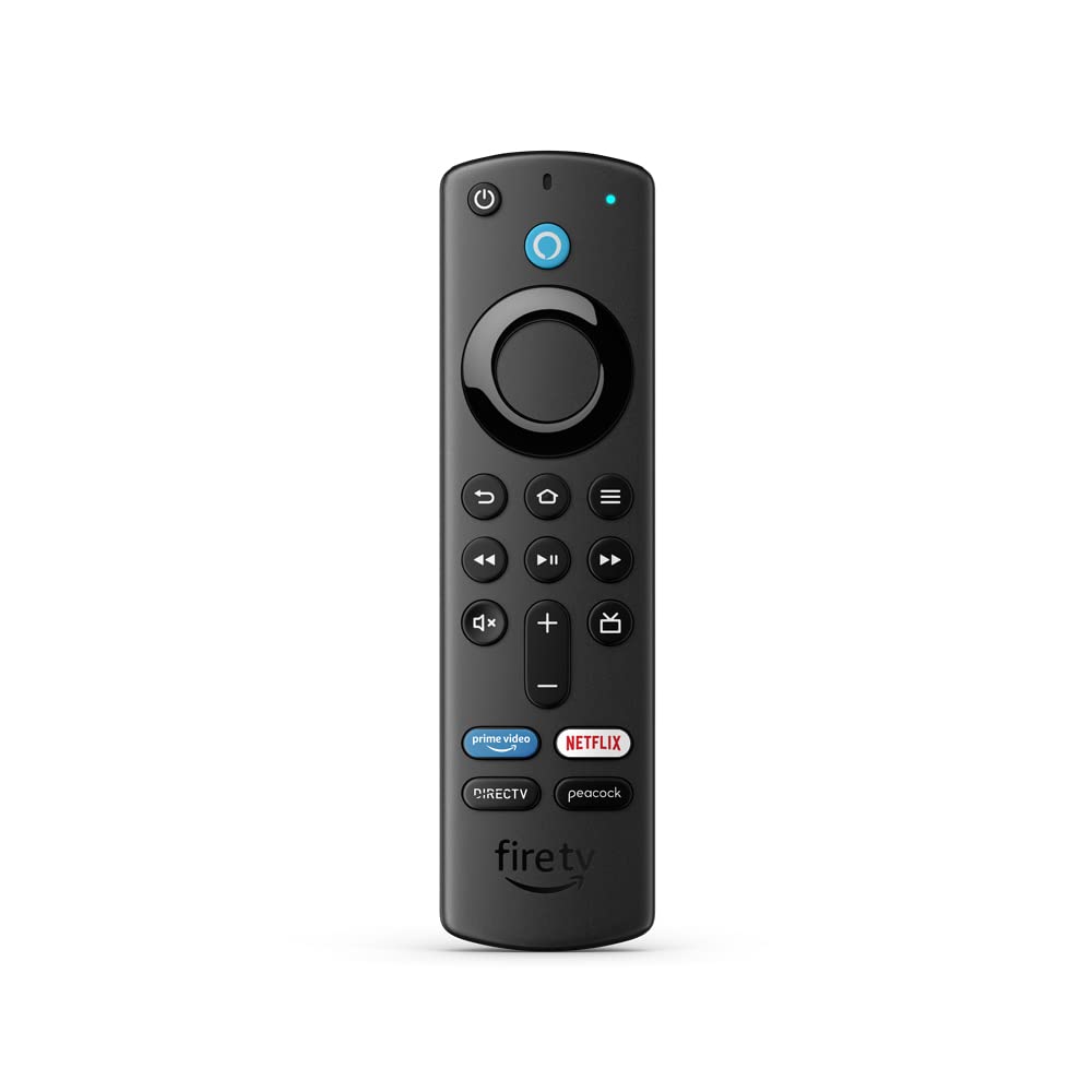 Amazon Fire TV Alexa Voice Remote (3rd Gen) with TV controls, Requires compatible Fire TV device, 2021 release