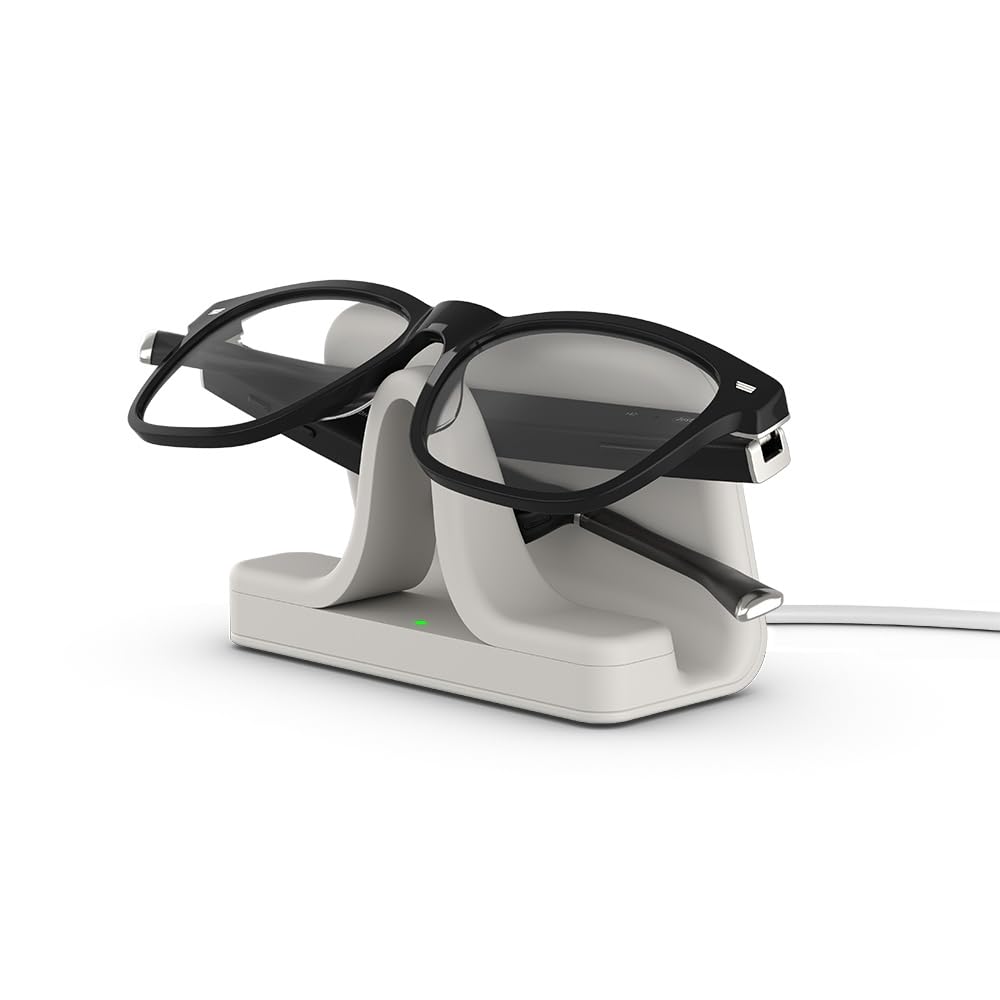 Amazon Echo Frames, an Alexa device (newest model), Smart glasses with Alexa, Square frames in Classic Black with blue light filtering lenses