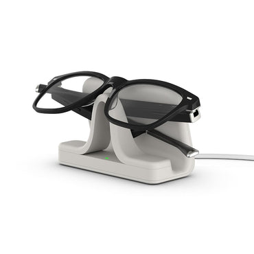 Amazon Echo Frames, an Alexa device (newest model), Smart glasses with Alexa, Square frames in Classic Black with blue light filtering lenses