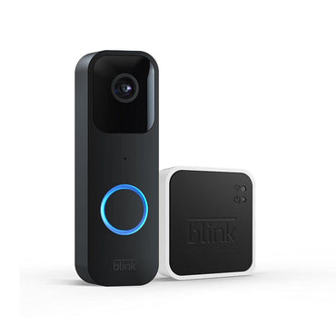 Blink Video Doorbell + Sync Module 2 - Two-way audio, HD video, two-year battery life, motion detection, chime app alerts, Works with Alexa (Black)