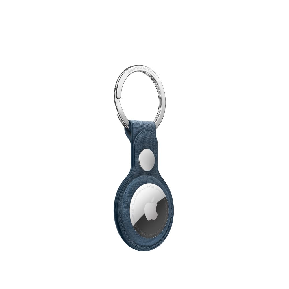 Apple AirTag FineWoven Key Ring - Pacific Blue - MT2K3ZM/A