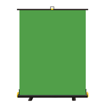 KODAK Green Screen | Portable Collapsible Chroma Key Backdrop & Built-in Stand for Video & Photo Shoots | Auto Lock Frame, Retractable Panel, Compact Aluminum Hard Case & Carry Handle | Quick Setup!